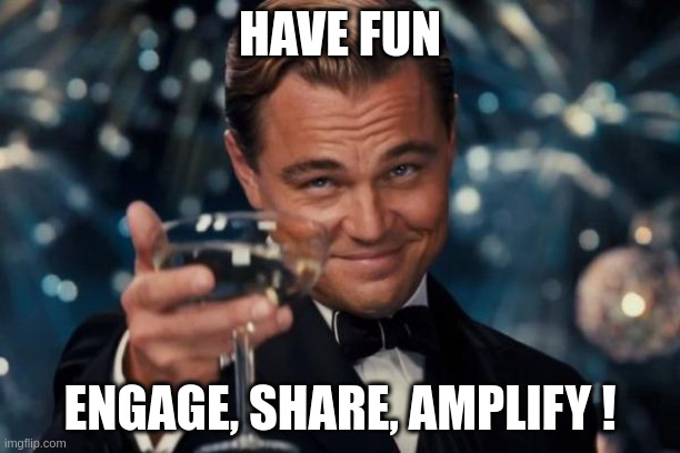 Engage, Share, Amplify!